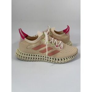 Adidas 4DFWD Running Shoes Womens Size 11 Beige Pink Primeknit 4D Lattice Q46444